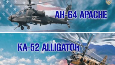 AH-64 Apache vs Ka-52 Alligator