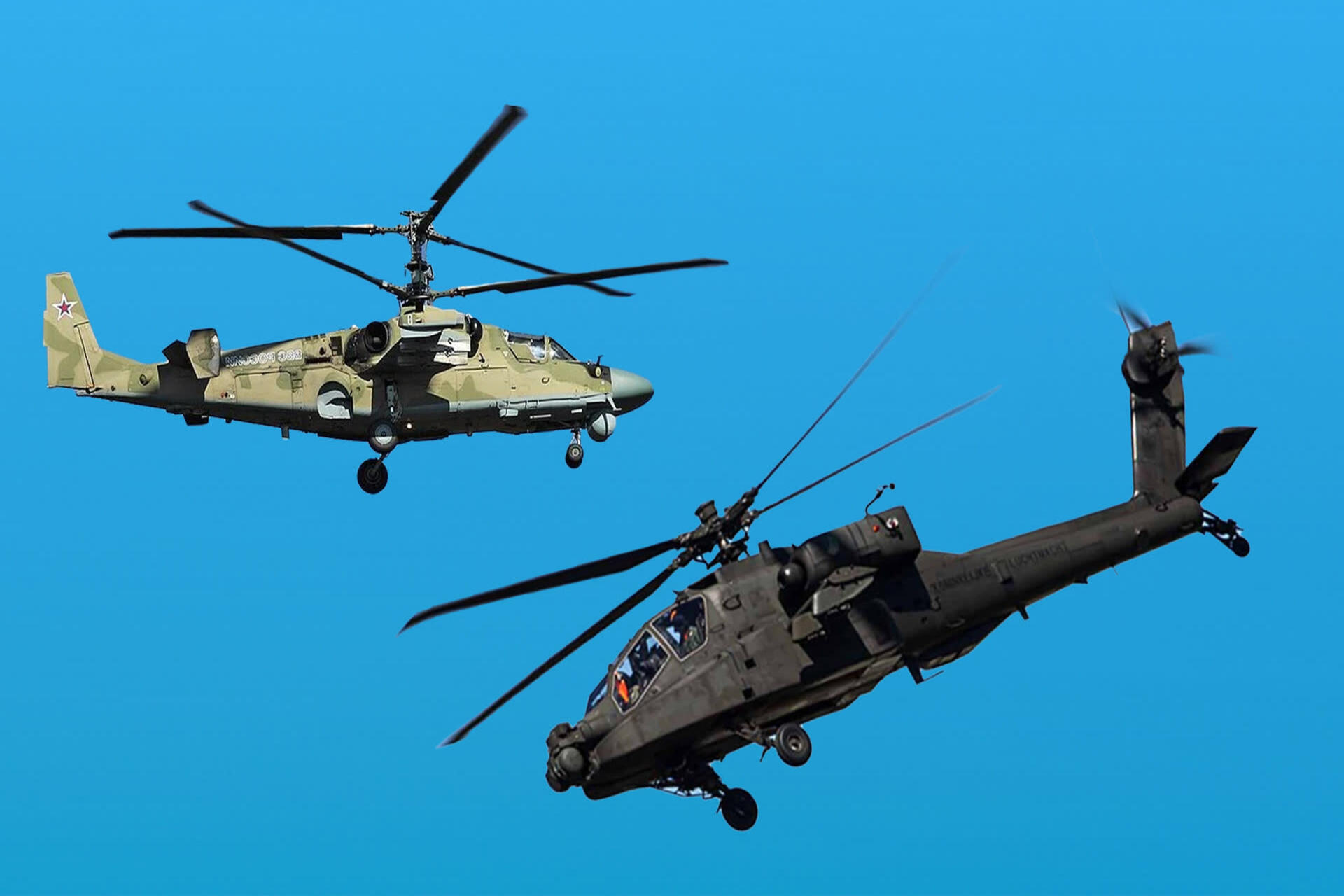 AH-64 Apache vs Ka-52 Alligator