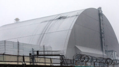 Russian drone hits Chornobyl shelter