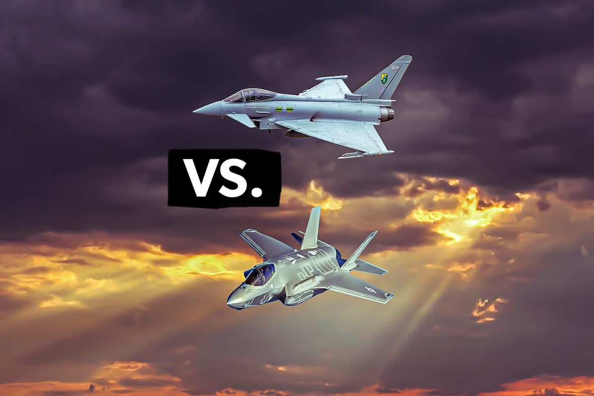 F-35B Lightning et le Typhoon