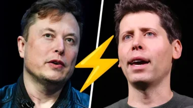 Le PDG d'OpenAI, Sam Altman, et le PDG de X, Elon Musk.