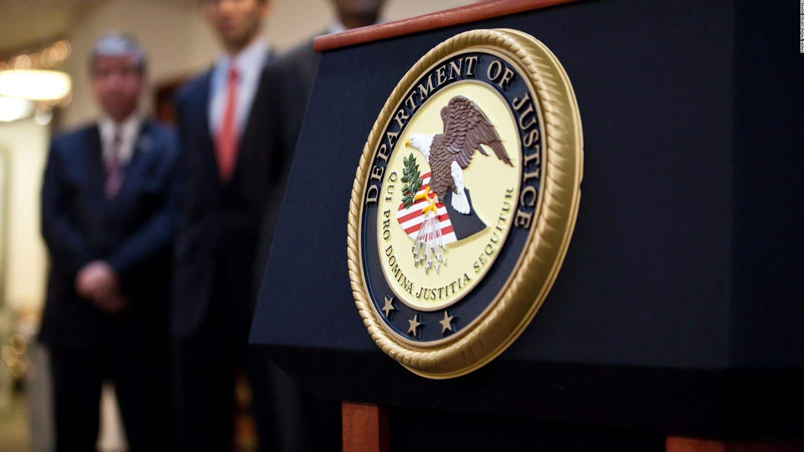 Le ministère de la Justice des États-Unis