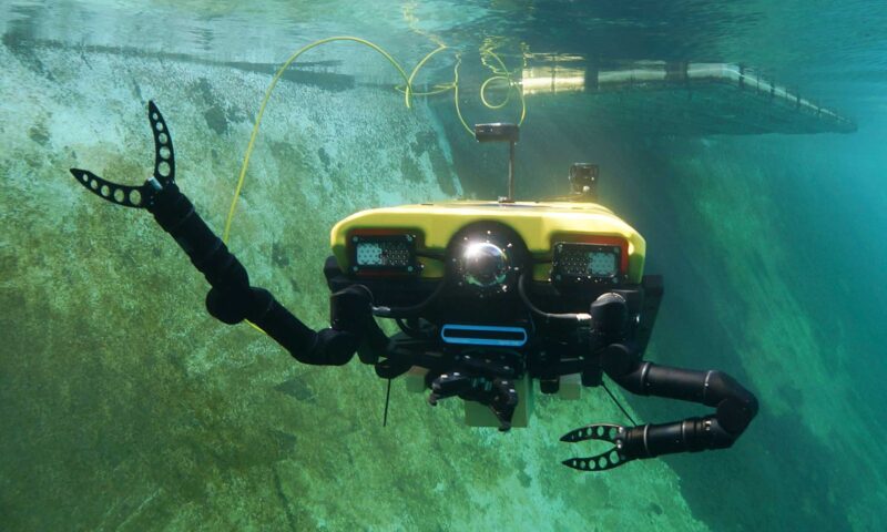 Robot sous-marin géant
