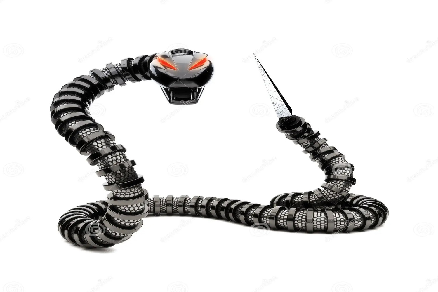 serpent-futuriste-de-robot