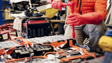 Des batteries Nissan recyclées