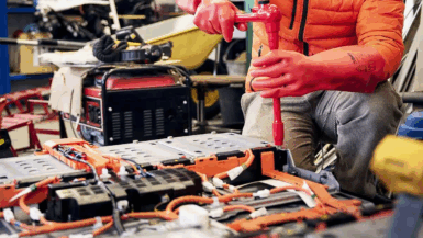 Des batteries Nissan recyclées