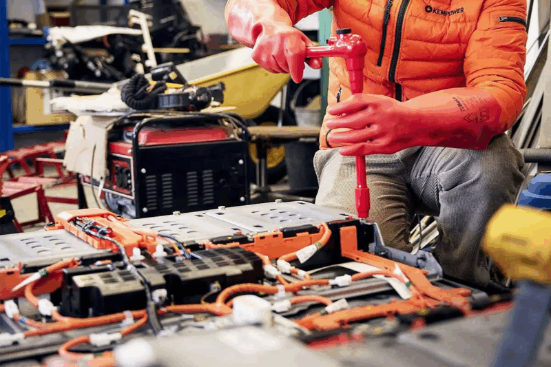 Des batteries Nissan recyclées