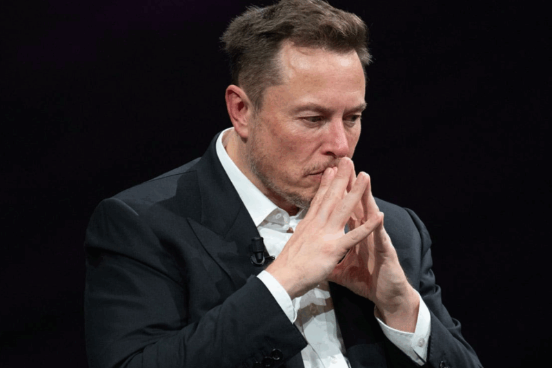 La chutte d'Elon Musk en 2025